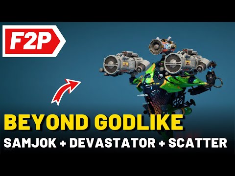 Samjok Devastator Scatter - War Robots Free to Play Gameplay (No Commentary) WR F2P