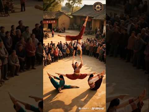 “Unbelievable Human Balance Stunt! Crowd Left in Shock