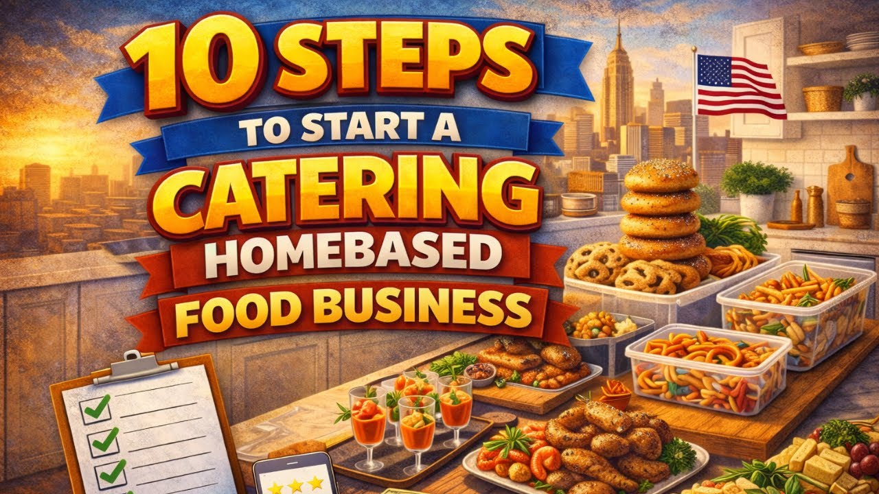 10 STEPS TO START A CATERING HOMEBASED FODO BUSINESS