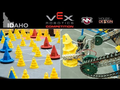 Vex Robotics Idaho competition at Northwest Nazarene University - NNU - House of Design Robotics