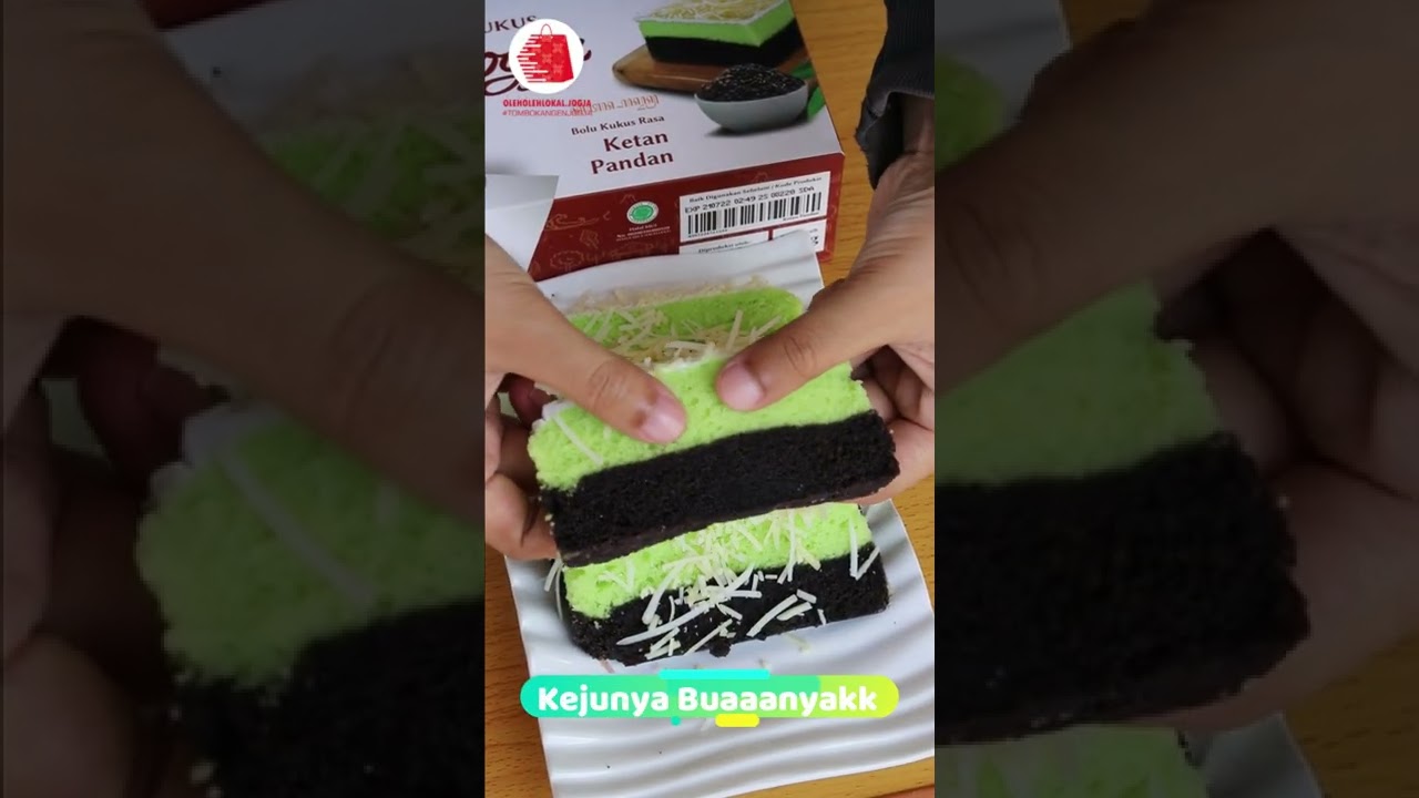 BOLU KUKUS TUGU KETAN PANDAN. BOLU KUKUS TUGU JOGJA #shorts #bolukukustugu #ketanpandan #bolujogja