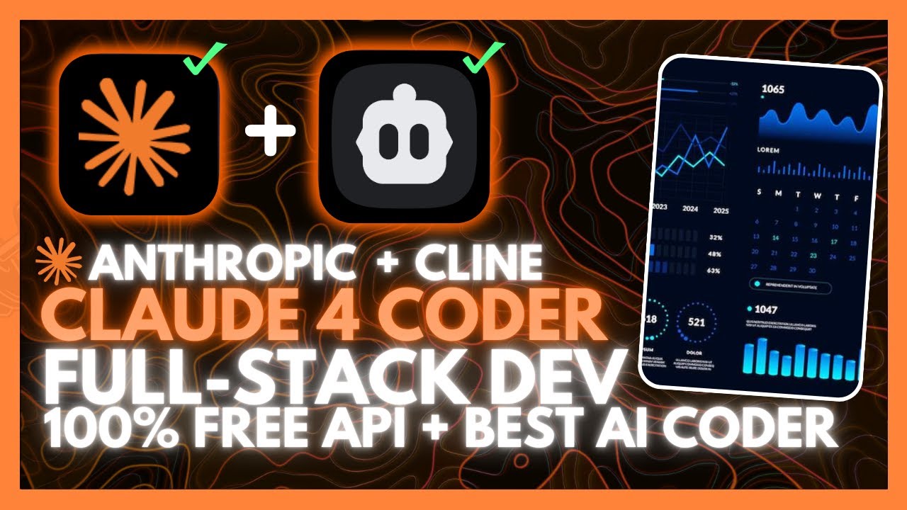 Claude 4 Sonnet & Opus + Cline: FULLY FREE AI Coder! Develop a Full-stack App Without Code!