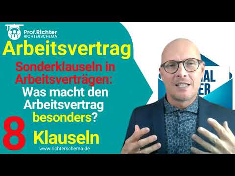 AR 3 3 3 Sonderklauseln in Arbeitsverträgen ⭐ Was gehört nicht zu den Standard-Klauseln?