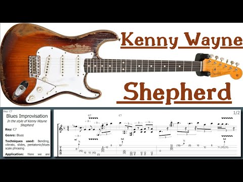 Kenny Wayne Shepherd - KILLER Blues RHYTHM/comping lick
