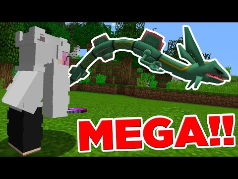 FINALMENTE CAPTUREI O MEGA RAYQUAZA NO PIXELMON DO MINECRAFT