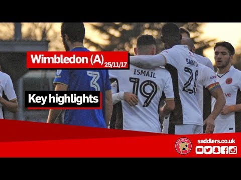 MATCH HIGHLIGHTS | AFC Wimbledon 1-2 Walsall