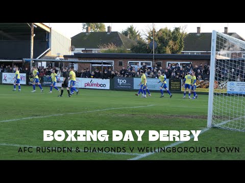 AFC Rushden & Diamonds v Wellingborough Town #derby #localfooty #nonleague