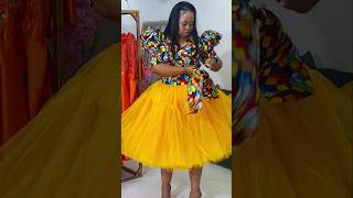 Ankara traditional summer party dress style #zamakalefashion #africanfashion #latestafricaprint