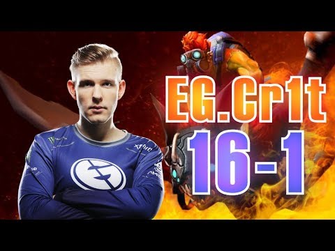 DOTA 2 | EG.Cr1t | Batrider 16 kills!