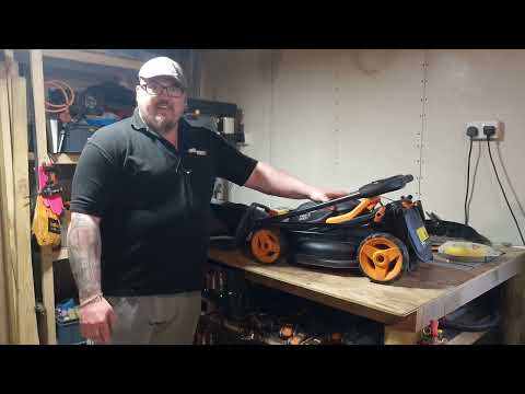 Worx wg779 40v cordless powershare mower with roller Mikes review The Great British Mow off part 2