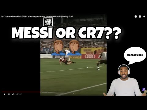 NBA FAN REACT TO....Is Cristiano Ronaldo REALLY a better goalscorer than Leo Messi? | Oh My Goal