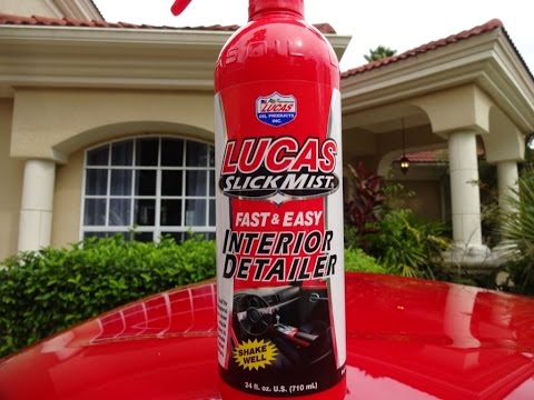Lucas Slick Mist Interior Detailer Review and Test Results on a Nissan 370z
