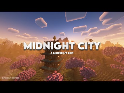 Minecraft Edit | Midnight City | 4K