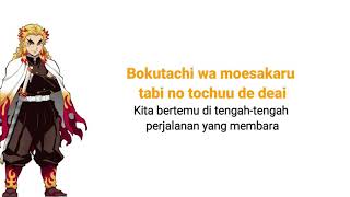 Download lagu Kimetsu no Yaiba Mugen Train Ending [LiSA - Homura] Lirik & Terjemahan mp3