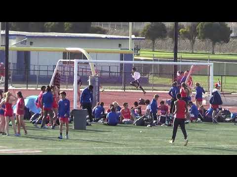 JVB 300m Hurdles vs Marina 4-12-18 - Los Alamitos Boys