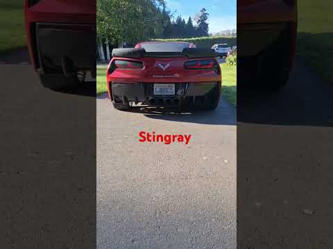 Thumbnail for Corvette C7 Z06 vs Corvette C7 Stingray Cold Start #corvettec7 #z06 by Corvet, Corvett