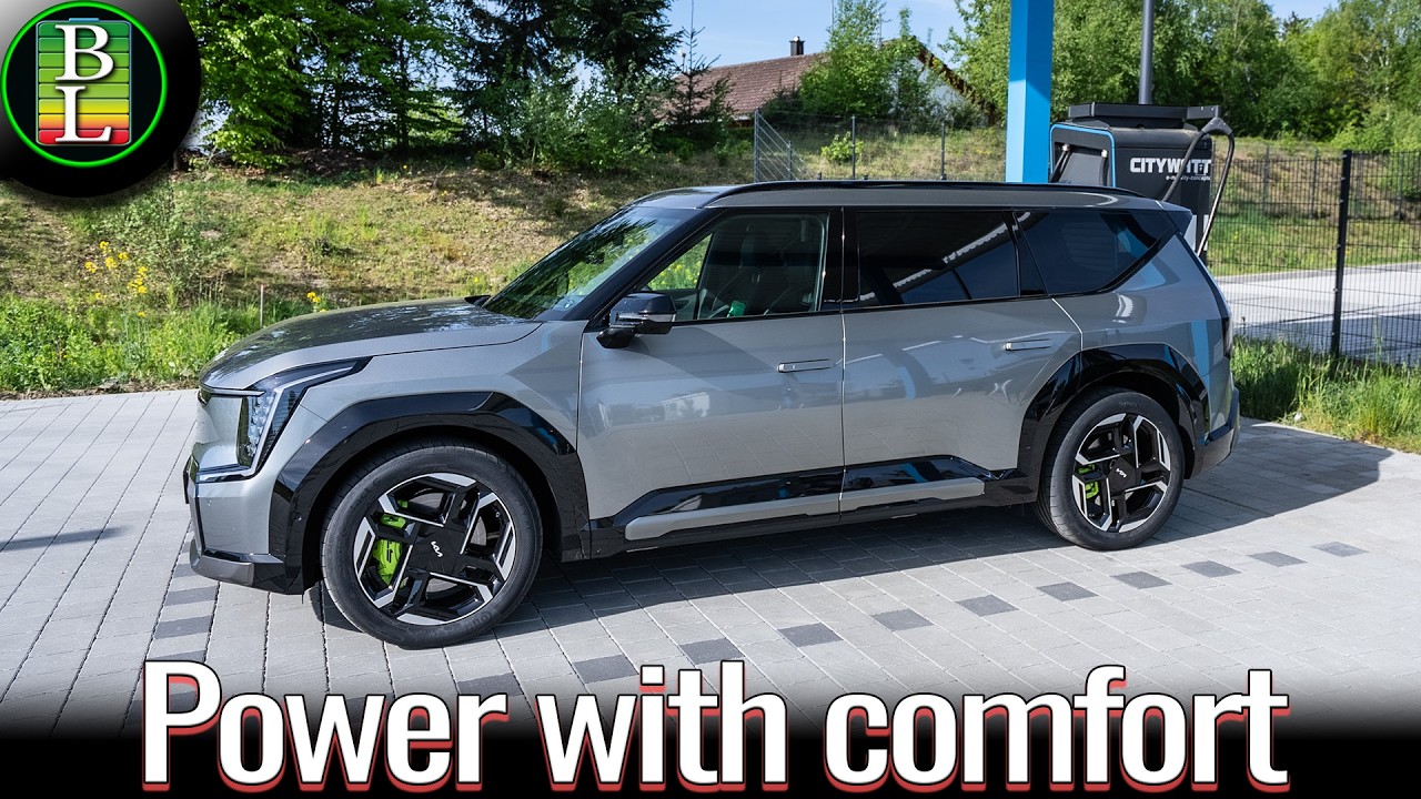 Kia EV9 GT Range Test 110 km/h (68 mph) – Real Autobahn Efficiency Test