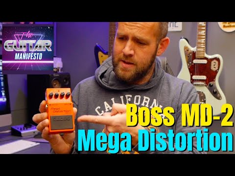Boss MD-2 Mega Distortion (Silver Label) 2001 - Present - Red image 8