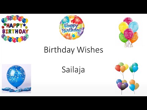 Sailaja 50th Birthday Wishes