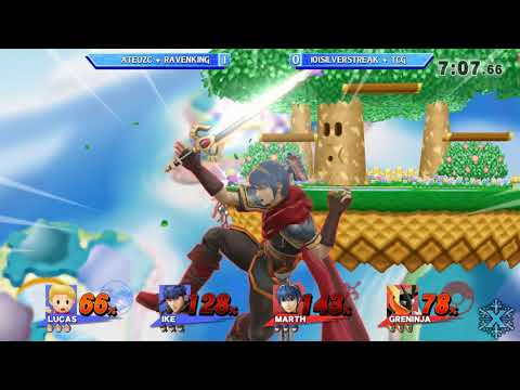 FFX - SMASH 4 DOUBLES WINNERS SEMIS - ATEOZC + Ravenking vs 101SilverStreak + TCG