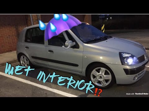 Is your clio getting wet inside? WATCH THIS! It's Highly likely this could be your problem