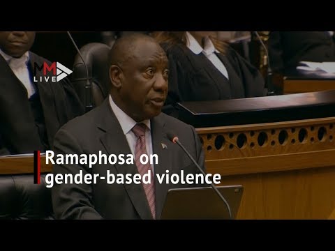 Six powerful quotes from Ramaphosa's gender based violence parliamentary address