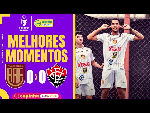 Gols e lances de Flamengo - SP x Vitória