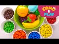 Como and Play | Learn color | Cooking toys | Como Kids TV