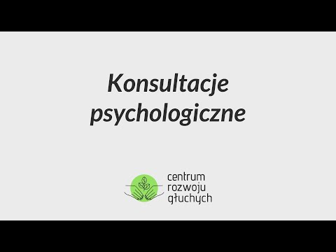 Konsultacje psychologiczne w języku migowym