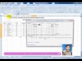 MS Excel 2007 Video Tutorial Part 13 By Muhammad Kashif