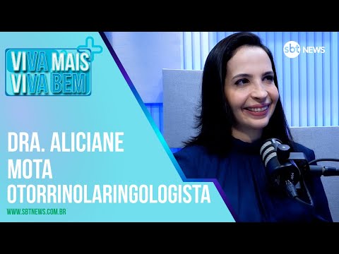 Dra. Aliciane Mota no Podcast SBT - Viva Mais, Viva Bem