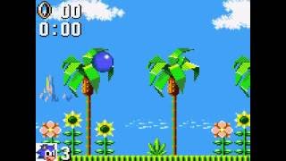 Sonic the Hedgehog Game Gear - Green Hill Zone 1 in 22 Seconds!
