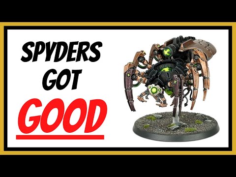 Canoptek Spyders Got GOOD - Necrons - War Zone Nephilim - 9th Edition - Warhammer 40k 2022