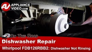 Whirlpool Dishwasher Repair - Not Rinsing, Spraying Water - Sprayer Motor