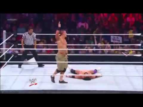 John Cena vs Damien Sandow WWE Main Event, Nov 26, 2012