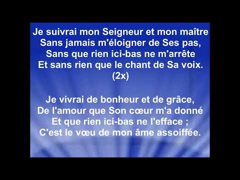 JE SUIVRAI MON SEIGNEUR - Chris Christensen & Thierry Ostrini (EXO)
