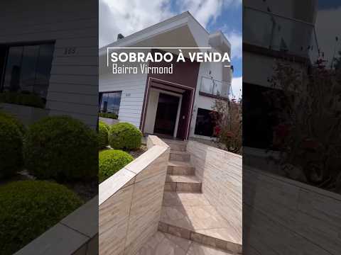 Sobrado à Venda com piscina no virmond em Guarapuava-PR #corretordeimoveis #imobiliaria #arquitetura