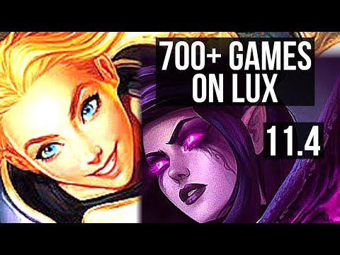 LUX & Senna vs MORGANA & Vladimir (SUPPORT) | 7/1/10, 1.9M mastery, 700+ games | BR Diamond | v11.4