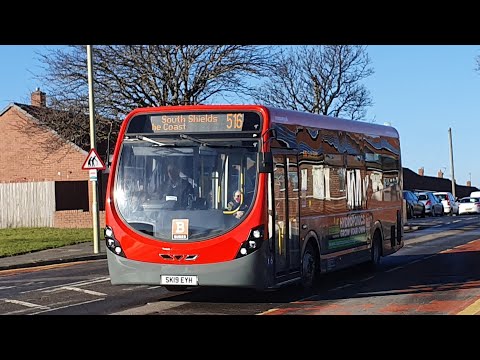 VIA THE COAST: Route 516 | SK19EYH - Gateshead Central: Wright StreetLite DF/Max Micro-Hybrid
