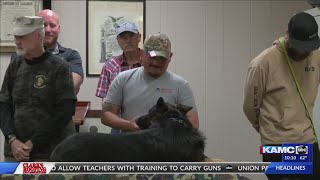 Local veteran receives K9 service dog through help from programs