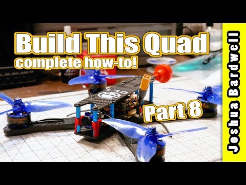 Learn To Build a Racing Drone - Part 8 - Install Camera and Standoffs