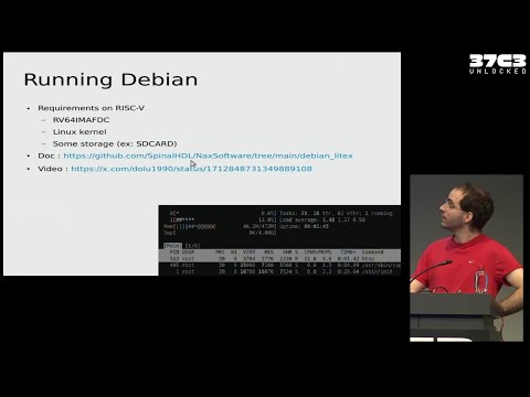 37C3 -  Open CPU / SoC design, all the way up to Debian