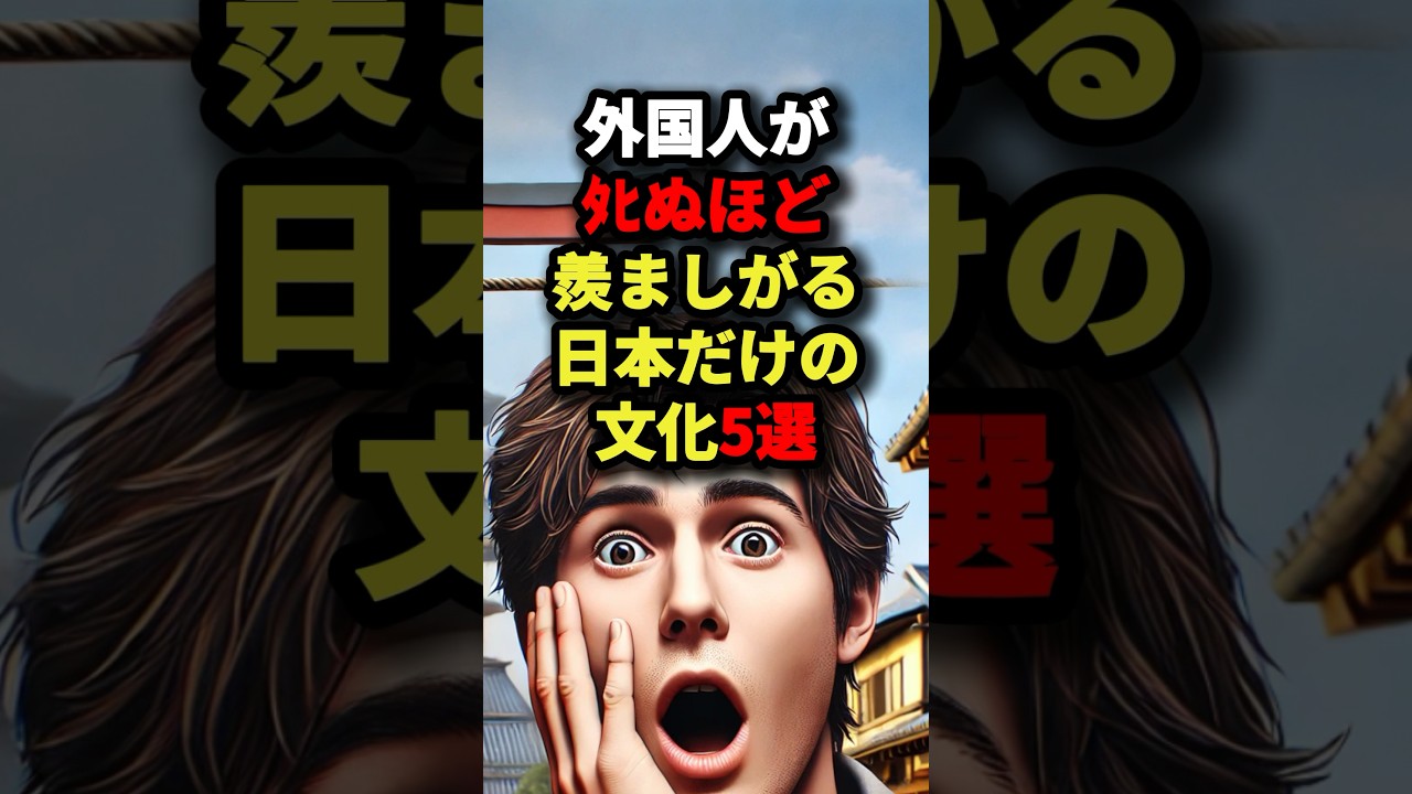 外国人が驚いた日本の文化