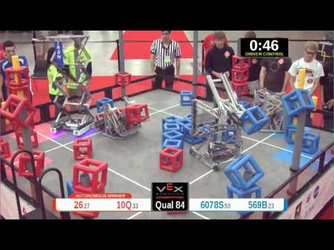 2015 VRC Arts Q84 - 26 10Q vs 6078S 569B - 89 to 61 - VEX Worlds 2015 - Arts Division
