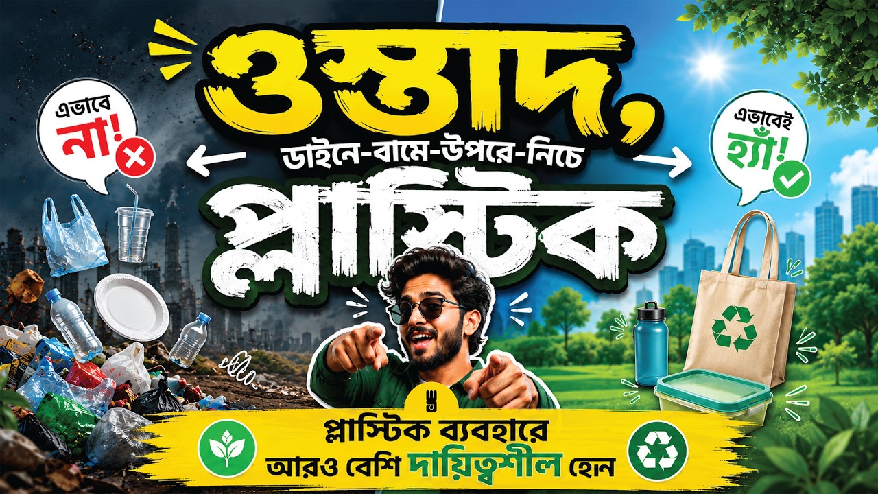 প্লাস্টিক বর্জ্যের মহাসমুদ্রে বসবাস | Living in the ocean of plastic waste