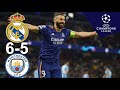 Real Madrid 6-5 Man City (HD) Benzema & Real Madrid Epic Comeback Against Manchester City 2022 |