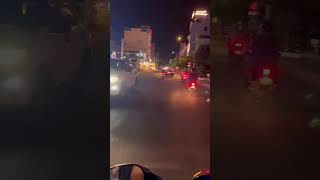 Motorbike at night #danang #vietnam #travel #traffic #shorts