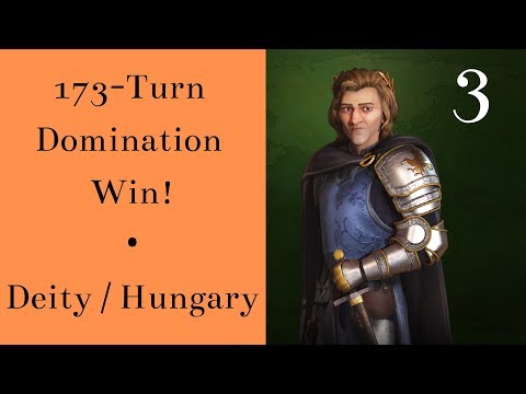 173-Turn Deity Domination Victory (Hungary) - Civ 6 Gathering Storm - Part 3 of 5