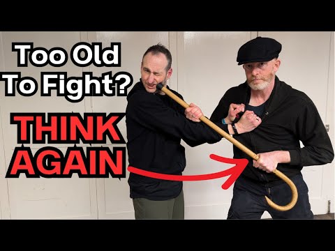 Fight Until You're 90 With These Walking Cane Skills