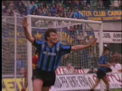 INTER FOOTBALL CLUB 1989/9 ALDO SERENA MALMO CHAMPIONS 